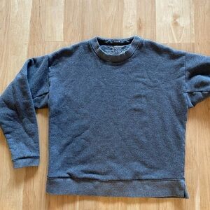 Four Objects “the sweatshirt” Charcoal Crewneck sweatshirt wool/cotton size 2